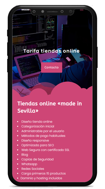 Diseño de tiendas online en Sevilla